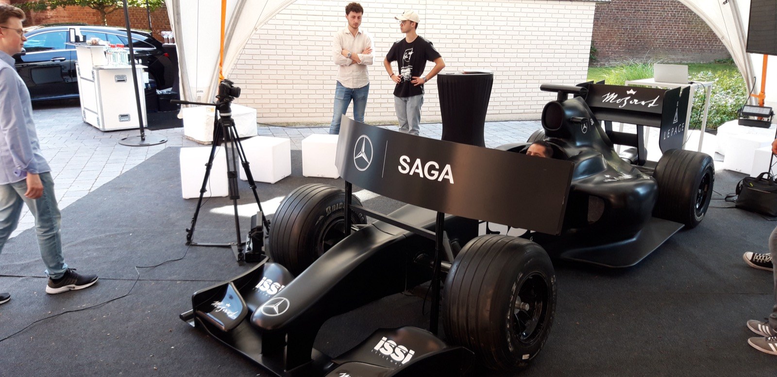Simulateur de course Simu Events lors d'un Grand Prix d'entreprise
